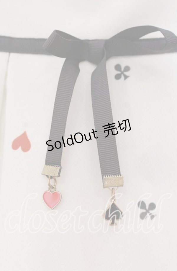 画像2: Secret Honey / トランプ柄スカート 8 アイボリー O-25-11-04-064-CA-SK-YM-OS (2)