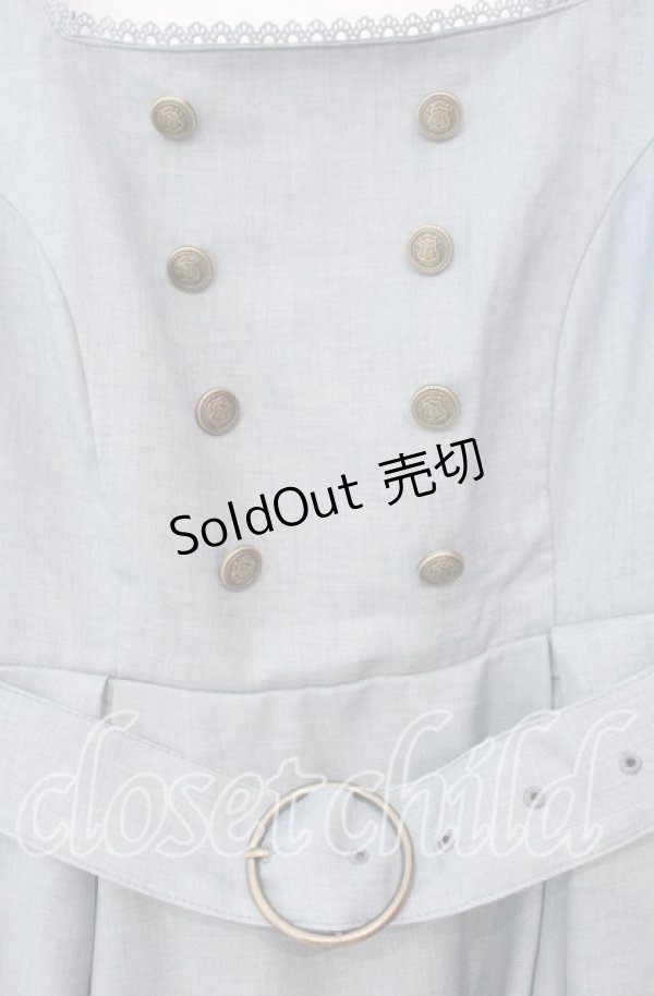 画像2: Kurumi Collaboration / マリンアカデミアジャンパースカート 3Ｌ サックス O-25-11-04-070-LO-OP-IG-OS (2)