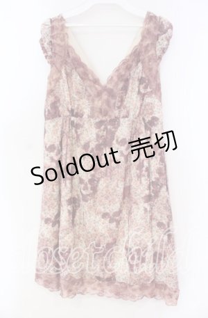 画像: HYSTERIC GLAMOUR / ローズプリントワンピース  アイボリー×ピンク O-25-11-04-075-PU-OP-IG-OS