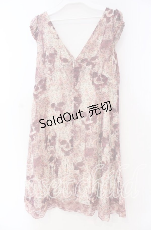 画像3: HYSTERIC GLAMOUR / ローズプリントワンピース  アイボリー×ピンク O-25-11-04-075-PU-OP-IG-OS (3)