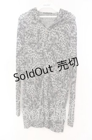 画像: HYSTERIC GLAMOUR / バタフライジップパーカー  グレー×ブラック O-25-11-04-077-PU-TO-IG-OS