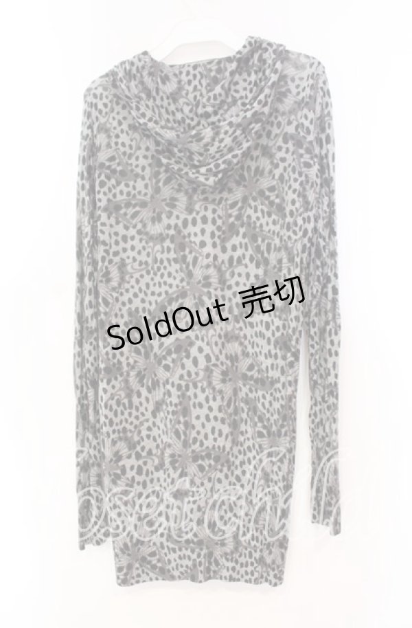 画像3: HYSTERIC GLAMOUR / バタフライジップパーカー  グレー×ブラック O-25-11-04-077-PU-TO-IG-OS (3)