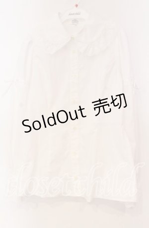 画像: MIHO MATSUDA / ローズレースブラウス M ホワイト O-25-11-04-079-GO-BL-YM-OS