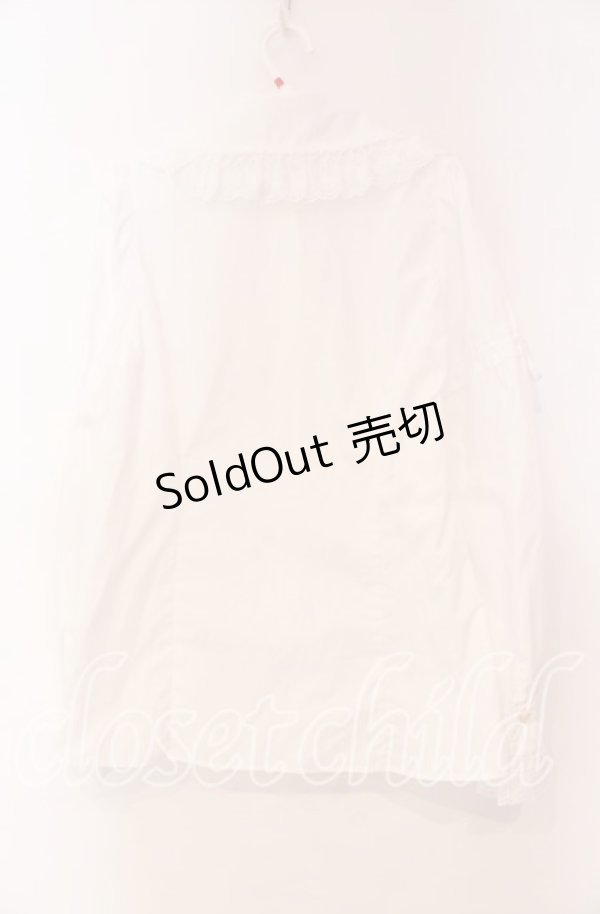 画像4: MIHO MATSUDA / ローズレースブラウス M ホワイト O-25-11-04-079-GO-BL-YM-OS (4)