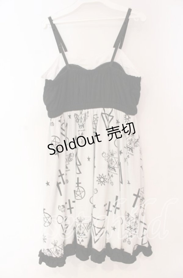 画像3: 【SALE】SEX POT ReVeNGe / LACE UP WITCH ワンピース  ホワイト×ブラック O-25-11-04-080-SP-OP-IG-ZT406 (3)