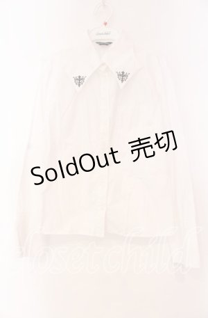 画像: PEACE NOW / シャンデリア刺繍ブラウス  ホワイト O-25-11-04-082-PU-BL-IG-OS