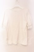 画像3: Secret Honey / スクエア襟テレコTシャツ 0 シロ O-25-11-04-084-CA-TS-YM-ZT179 (3)