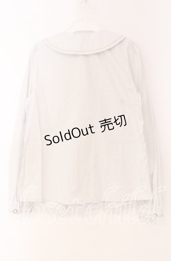 画像3: Secret Honey / ブレード丸襟ブラウス 2 ラベンダー O-25-11-04-085-CA-BL-YM-OS (3)