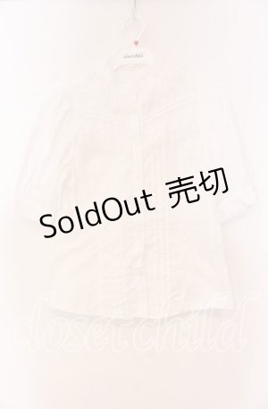 画像: Victorian maiden / コットンレースフリルブラウス  オフ O-25-11-04-089-CL-BL-IG-OS