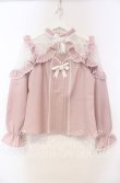 画像1: DearMyLove / レースフリルポンポンリボンブラウス M ピンク O-25-11-04-016-EL-BL-OW-OS (1)