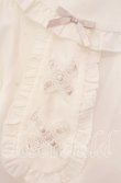画像4: DearMyLove / ヨークフリルはしごレースうさみみブラウス M シロ×ピンク O-25-11-04-018-EL-BL-OW-ZT249 (4)