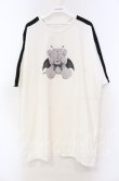 画像1: DearMyLove / 選べるプリントビッグT F シロ O-25-11-04-022-EL-TO-OW-ZT250 (1)