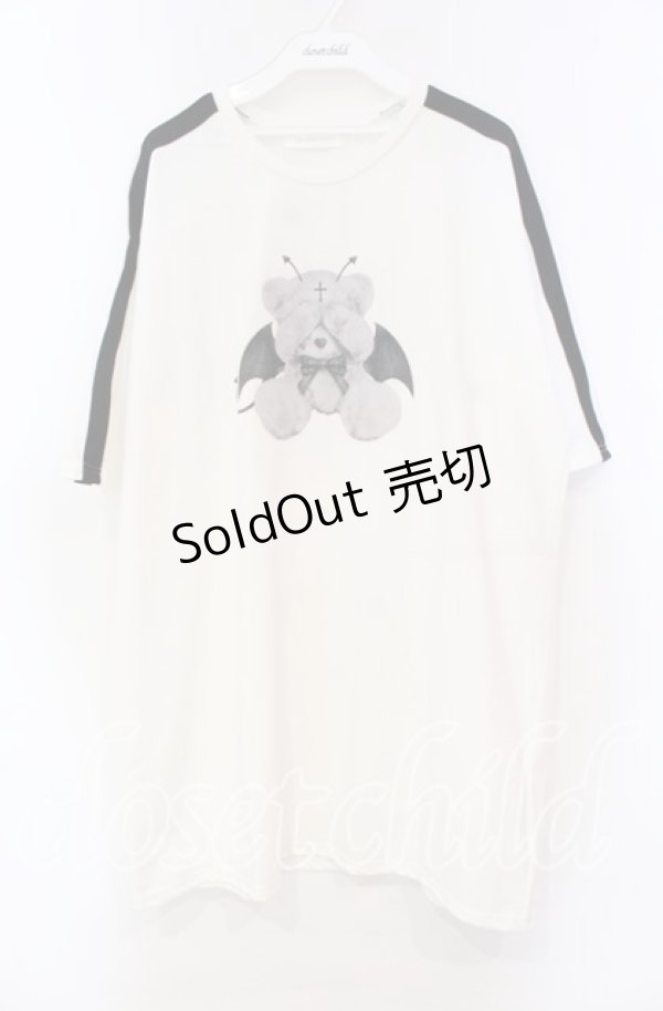 画像1: DearMyLove / 選べるプリントビッグT F シロ O-25-11-04-022-EL-TO-OW-ZT250 (1)