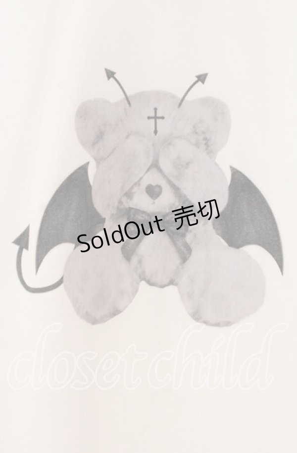 画像2: DearMyLove / 選べるプリントビッグT F シロ O-25-11-04-022-EL-TO-OW-ZT250 (2)