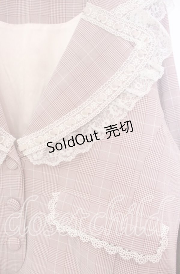 画像2: Dear My Love / うさ耳はしごレースフリルジャケット M ピンク O-25-11-04-025-EL-JA-OW-OS (2)