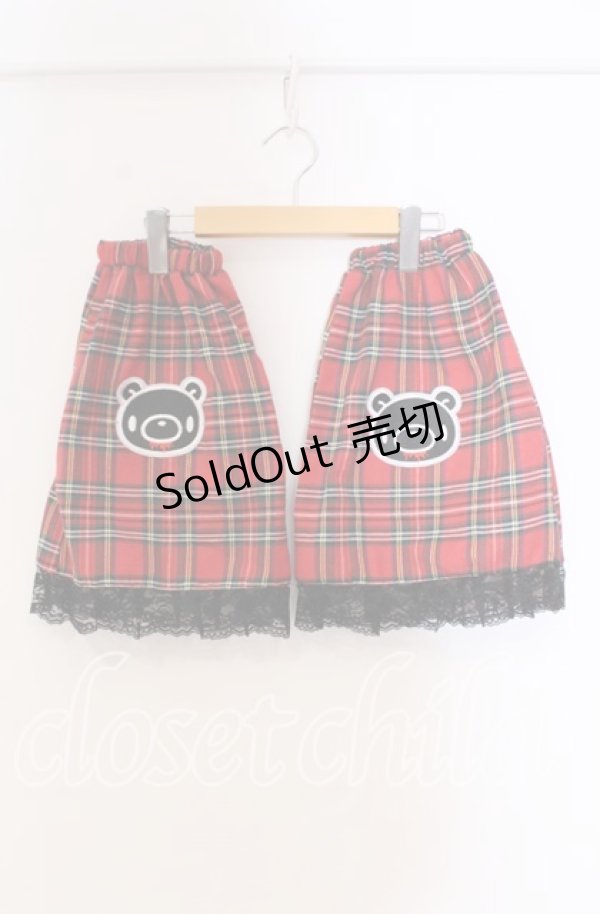 画像1: ACDC RAG / ダークグルーミー レッグウォーマー  レッド O-25-11-04-003-PU-ZA-OW-OS (1)