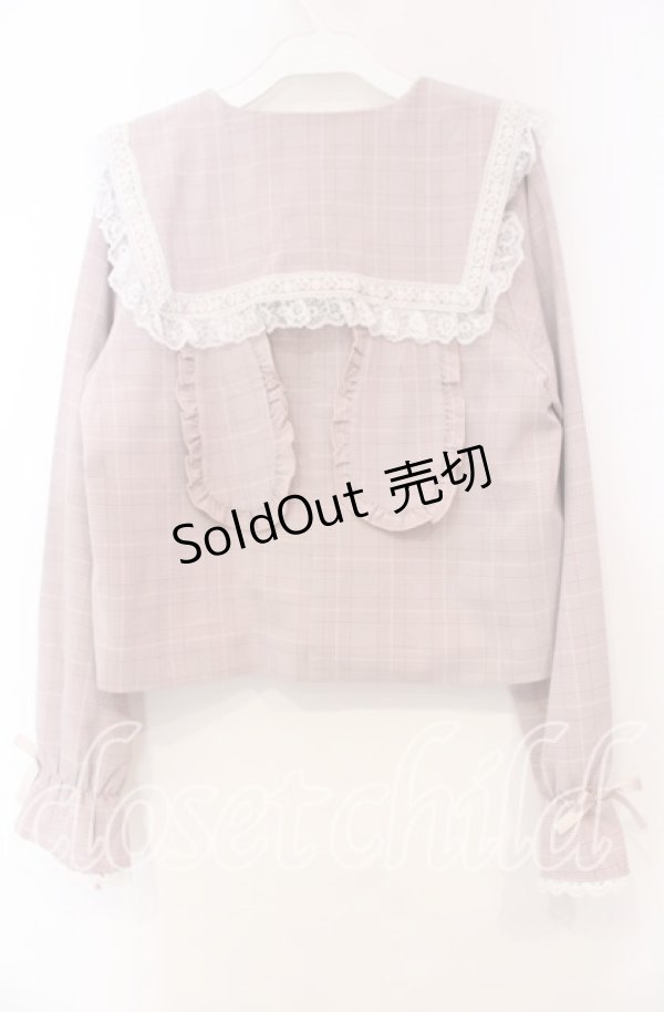 画像3: Dear My Love / うさ耳はしごレースフリルジャケット M ピンク O-25-11-04-025-EL-JA-OW-OS (3)