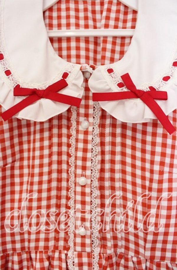 画像2: DearMyLove / 選べる丈ティアードワンピース M アカ O-25-11-04-027-EL-OP-OW-ZT249 (2)