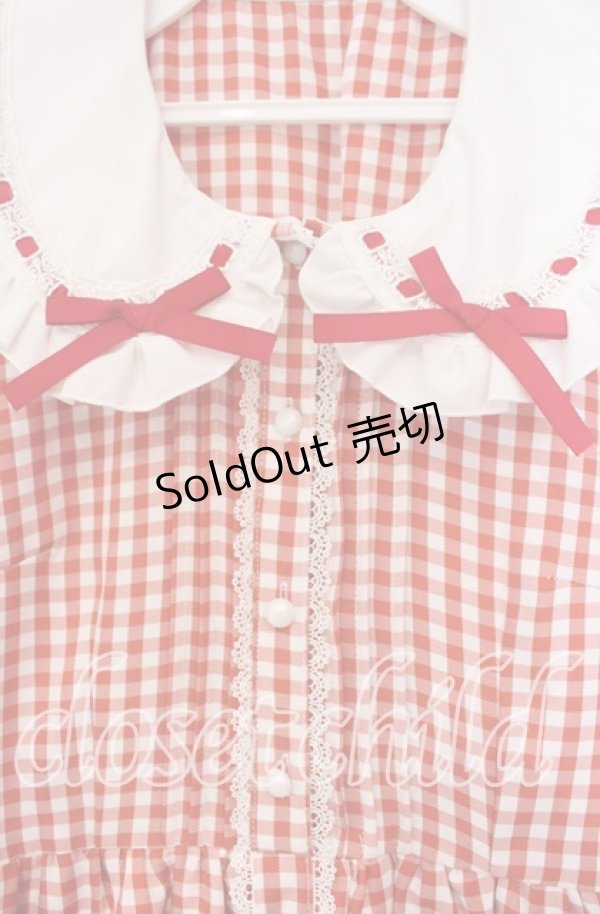 画像2: 【SALE】DearMyLove / 選べる丈ティアードワンピース M アカ O-25-11-04-027-EL-OP-OW-ZT249 (2)