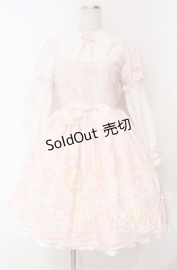 画像1: サンリオ / マイメロディ 大人ワンピース M〜L ピンク O-25-11-04-031-LO-OP-OW-OS (1)