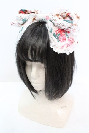 画像: BABY,THE STARS SHINE BRIGHT / ストロベリーレターズ柄カチューシャ  ブラウン系 O-25-11-06-004-BA-AC-IG-OS