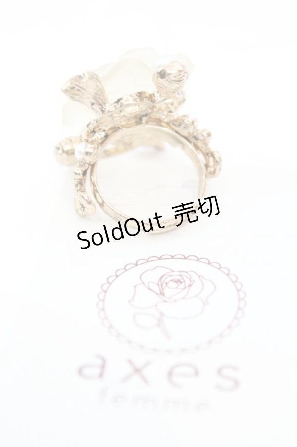 画像2: axes femme / フェイバリットローズリング  シロ O-25-11-06-042-AX-AC-IG-OS (2)