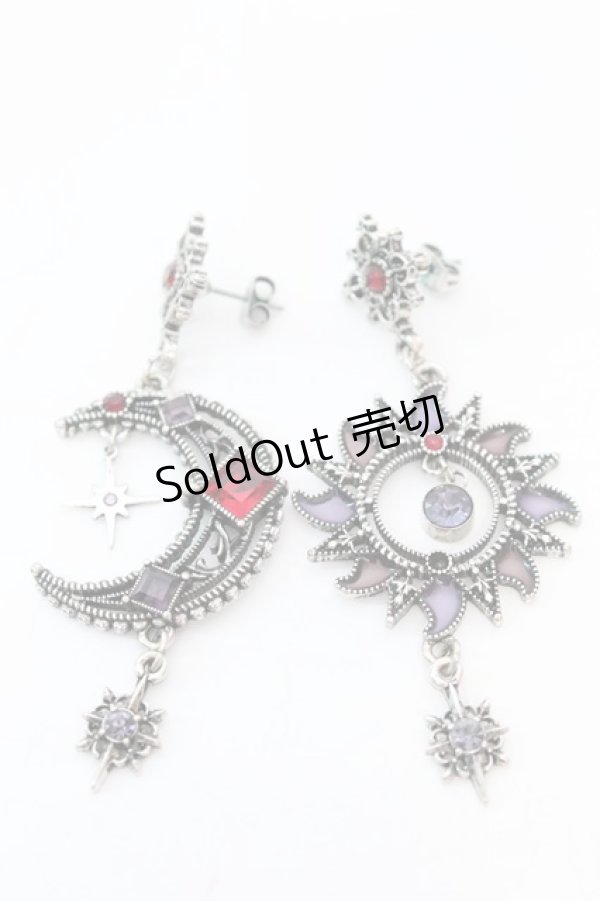 画像1: 【SALE】axes femme / アラビアン２ＷＡＹピアス  ガンメタ O-25-11-06-046-AX-AC-IG-ZT422-F004 (1)