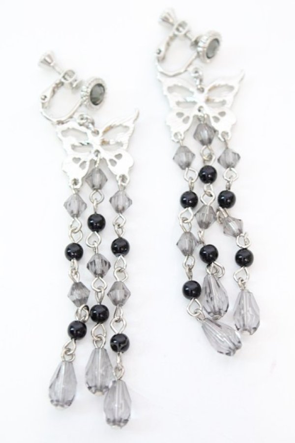 画像2: axes femme POETIQUE / チャイナ蝶モチーフイヤリング  シルバー O-25-11-06-047-AX-AC-IG-ZT422-F003 (2)