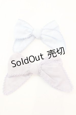 画像: PINK HOUSE / グラデーションリボンブローチ  ラベンダー・ブルー O-25-11-06-049-LO-ZA-OW-OS