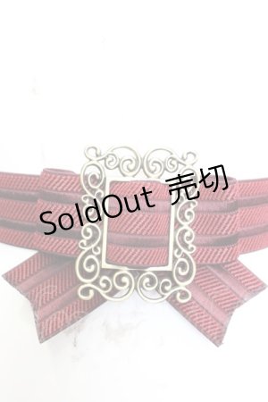 画像: sha＊lan＊ra / リボンゴムベルト  アカ O-25-11-06-056-LO-ZA-OW-OS