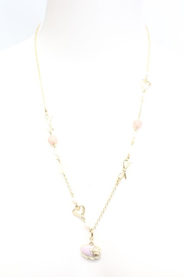 画像2: axes femme / フェミニンスイーツネックレス  ラベンダー O-25-11-06-059-AX-AC-IG-ZT422-F003 (2)