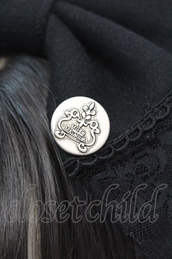 画像2: MIHO MATSUDA / カチューシャ  ブラック O-25-11-06-001-GO-AC-IG-OS (2)