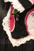 画像2: metamorphose / りんごレース付リボンヘッドドレス  クロ O-25-11-06-011-ME-AC-IG-OS (2)
