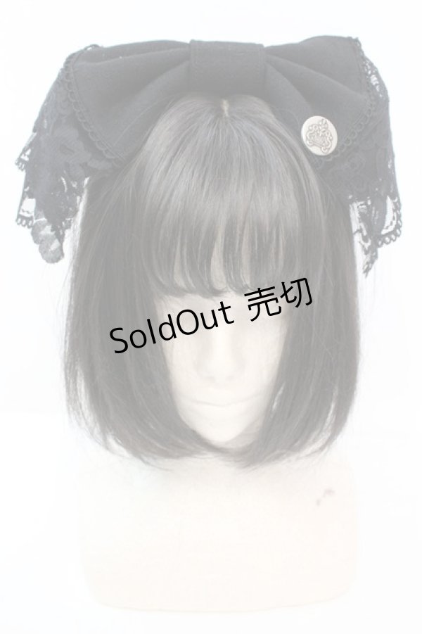 画像3: MIHO MATSUDA / カチューシャ  ブラック O-25-11-06-001-GO-AC-IG-OS (3)