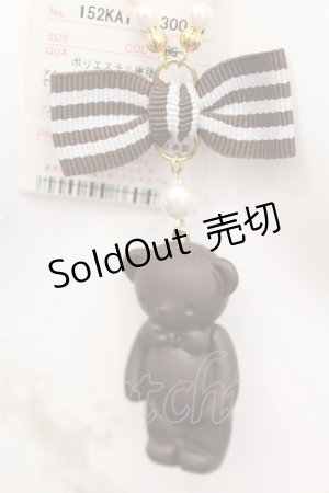 画像: Angelic Pretty / Cream Cookie Bearネックレス  ブラウン O-25-11-06-016-AP-AC-IG-OS