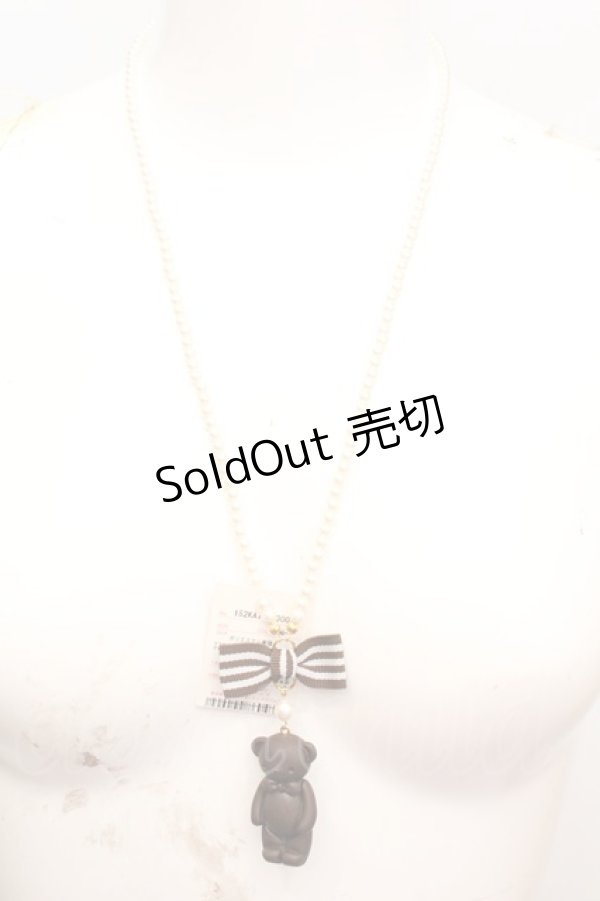 画像2: Angelic Pretty / Cream Cookie Bearネックレス  ブラウン O-25-11-06-016-AP-AC-IG-OS (2)