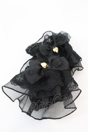 画像: Angelic Pretty / フェアリーハートチャームお袖とめ  クロ O-25-11-06-022-AP-ZA-IG-OS