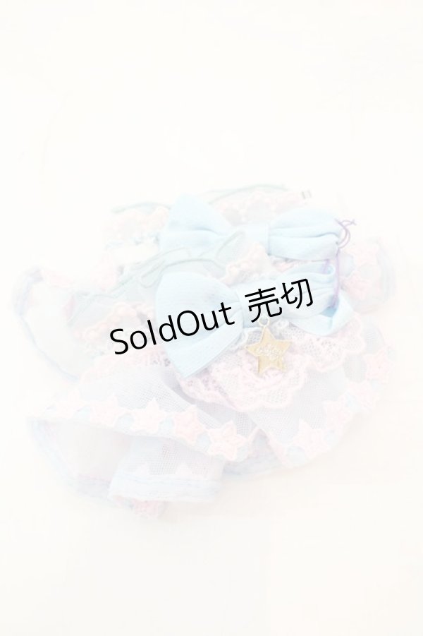 画像1: Angelic Pretty / Starryお袖とめ  サックス×ピンク O-25-11-06-024-AP-ZA-IG-OS (1)