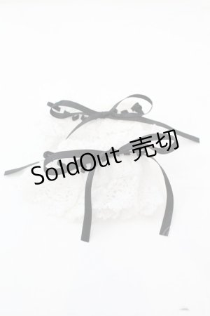 画像: BABY,THE STARS SHINE BRIGHT / トーションレースお袖とめ  シロ×クロ O-25-11-06-025-BA-ZA-IG-OS