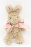 画像1: PINK HOUSE / うさぎぬいぐるみコサージュ  ベージュ×ピンク O-25-11-06-032-LO-AC-IG-OS (1)