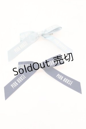 画像: PINK HOUSE / ロゴリボンブローチ配色セット  ブルー系 O-25-11-06-033-LO-AC-IG-OS