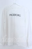 画像1: INGEBORG / ロゴptブラウス  シロ O-25-11-07-050-LO-BL-OW-ZT313 (1)