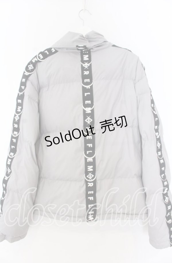 画像2: REFLEM / ボリュームネックDカンショート丈中綿ジャケット F グレー O-25-11-07-057-PU-JA-OW-OS (2)