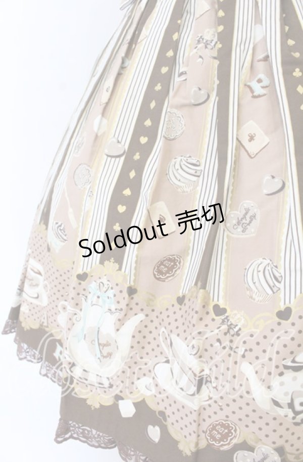 画像3: Angelic Pretty / Wonder Partyシャーリングジャンパースカート  ブラウン O-25-11-07-006-AP-OP-IG-OS (3)