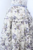 画像3: Victorian maiden / ロココブーケリボンティアードロングドレス  ブルー O-25-11-07-079-CL-OP-OW-OS (3)