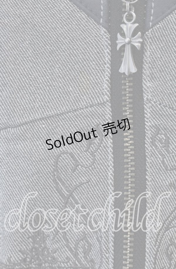 画像2: Ozz Croce / Garden of Fallen Angel ビスチェワンピース  ブラック O-25-11-07-080-OO-OP-OW-OS (2)