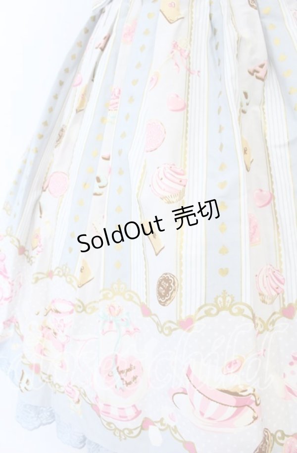 画像3: Angelic Pretty / Wonder Partyシャーリングジャンパースカート  サックス O-25-11-07-007-AP-OP-IG-OS (3)