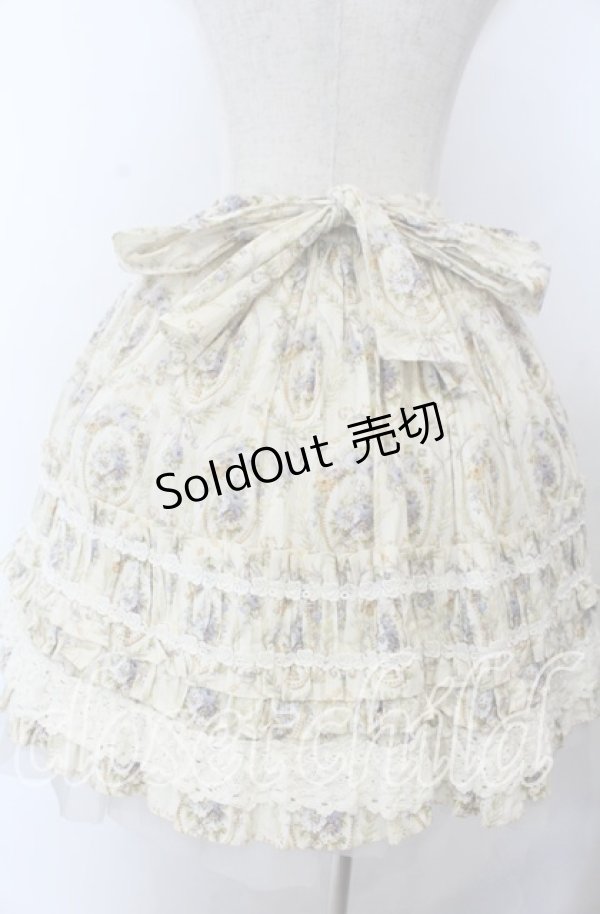画像3: BABY,THE STARS SHINE BRIGHT / 花柄スカート  アイボリー O-25-11-07-082-BA-SK-OW-OS (3)