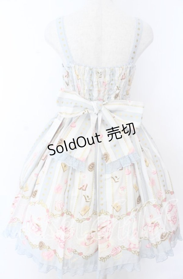 画像4: Angelic Pretty / Wonder Partyシャーリングジャンパースカート  サックス O-25-11-07-007-AP-OP-IG-OS (4)