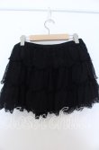 画像2: Candy Stripper / ティアードレースショートパンツ  ブラック O-25-11-07-086-PU-SK-OW-OS (2)